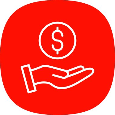 para simgesi vektör illüstrasyonu