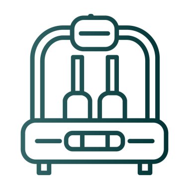 Modern b 'nin vektör illüstrasyonu eksik simgesi