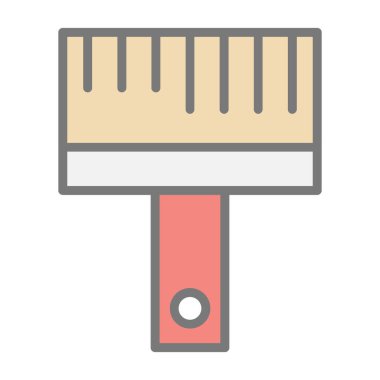 Tarak simge vektör çizim