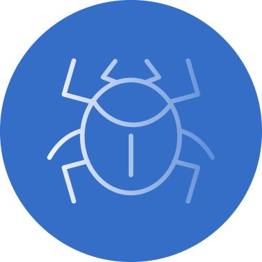 Böcek. Web simgesi basit illüstrasyon