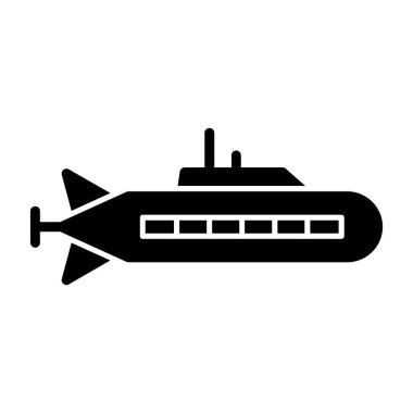 Denizaltı vektör simgesi 