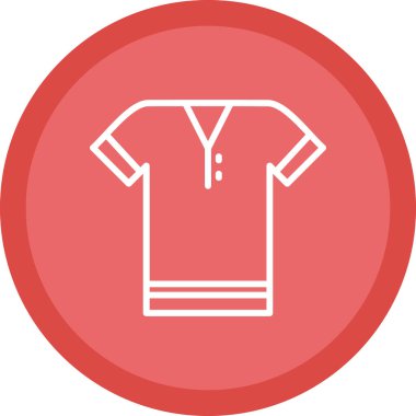 t-shirt simgesi, vektör illüstrasyonu basit tasarım