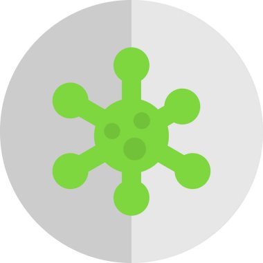 kar Tanesi simgesi vektör çizimi