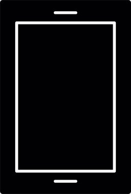 Arkaplanda akıllı telefon simgesi izole edildi. Web sitesi, uygulama, cep telefonu sembolü ve akıllı telefon logosu için son moda telefon şablonu