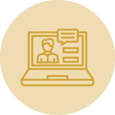 vektör dizüstü simgesi illüstrasyonu