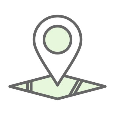 konum pin konum simgesi, vektör arkaplan 