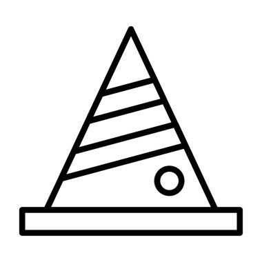 üçgen ikon vektör çizimi çizimi