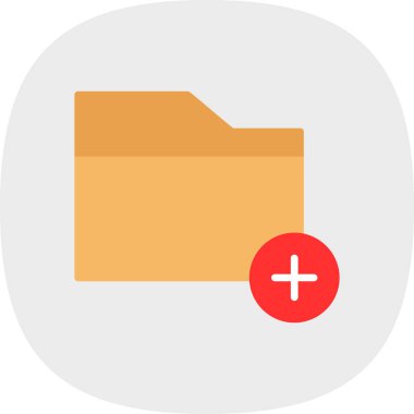klasör web simgesi, vektör çizim