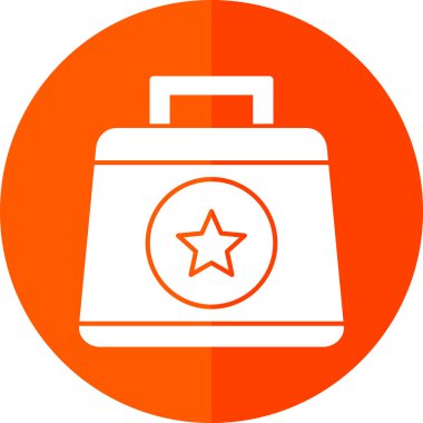 torba simgesi. düz tasarım biçimi