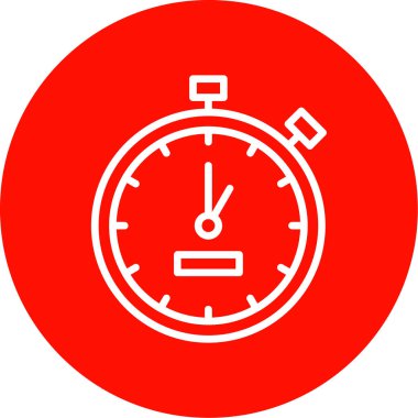 Kronometre simgesi çizimi 