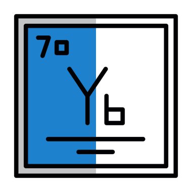 Bir b 6 simgesinin vektör illüstrasyonu