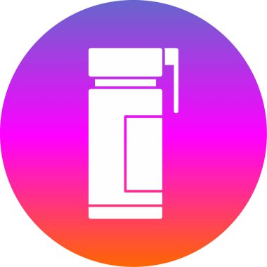 Şişe simgesinin vektör illüstrasyonu 