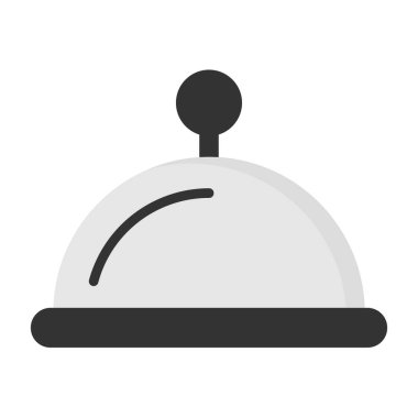 Beyaz arka planda vektör modern mutfak simgesi. 10 saniye.