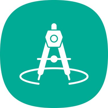 Pusula. Web simgesi basit illüstrasyon 