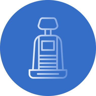 araba koltuğu simgesi, vektör illüstrasyonu basit tasarım