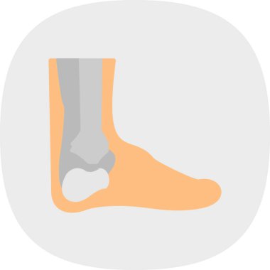 ayak simgesi, vektör illüstrasyonu