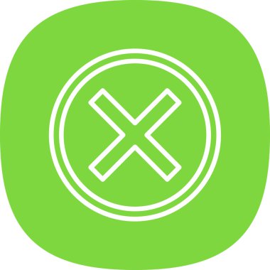 Haç. Web simgesi basit illüstrasyon