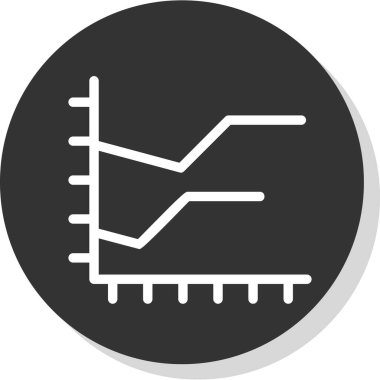 İş ve finans grafiklerinin vektör illüstrasyonu 