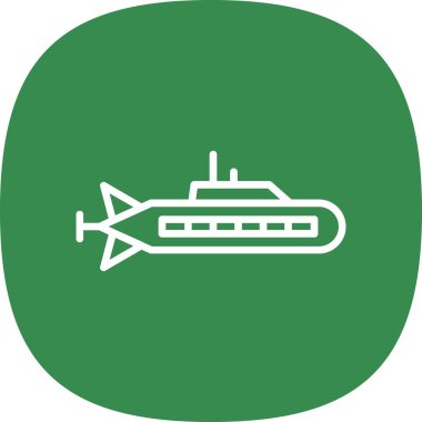 Denizaltı vektör simgesi 