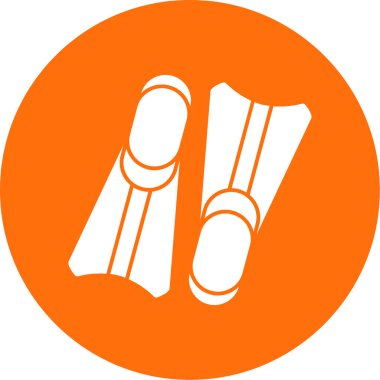 İki palet simgesi, vektör illüstrasyonu