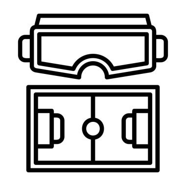 gerçeklik gözlüğü simgesi, taslak biçimi