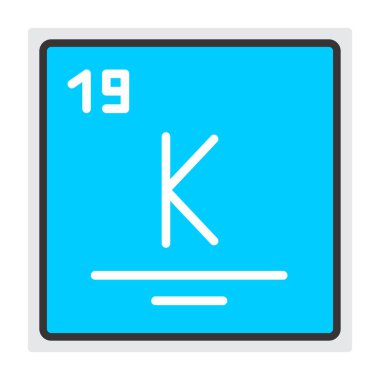 Harf simgesi, basit tasarım