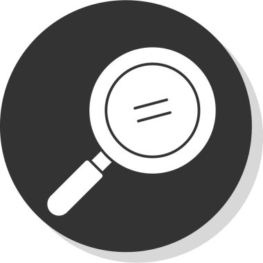 Arama Simgesi - Büyütme Cam Vektörü, Tasarım, Sunum, Web Sitesi veya Uygulamalar İçin İmza ve Sembol.
