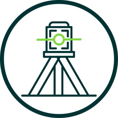 Lazer ağ simgesi vektör illüstrasyonu