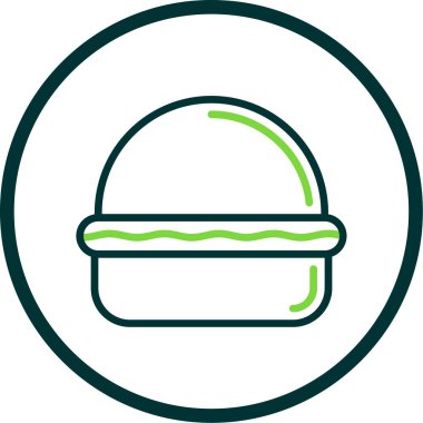 Şapka. Web simgesi basit illüstrasyon