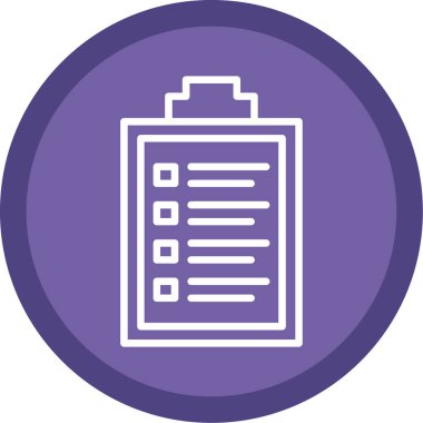 Pano simgesi, vektör illüstrasyonu basit tasarım