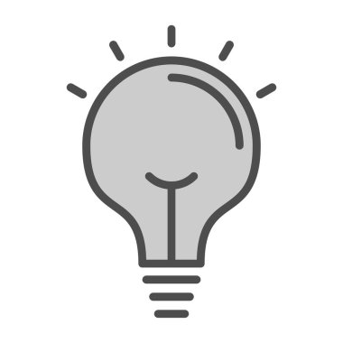 ampul simgesi vektör illüstrasyonu 