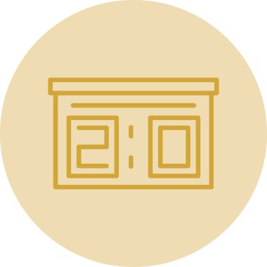 Kapı. Web simgesi basit illüstrasyon