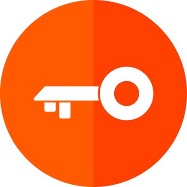 anahtar simgesi, vektör illüstrasyonu basit tasarım