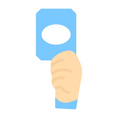 El simgesinin vektör illüstrasyonu