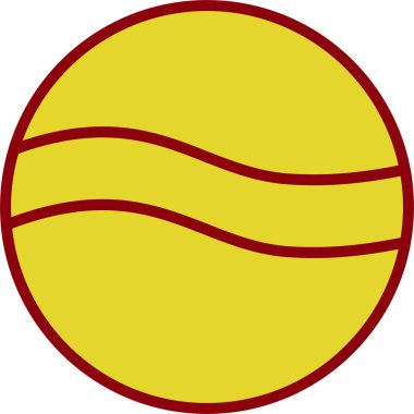 Golf topu web simgesi, basit tasarım