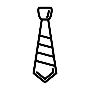 Kravat. Web simgesi basit tasarım