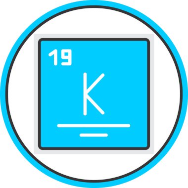 Modern bir simgenin vektör illüstrasyonu