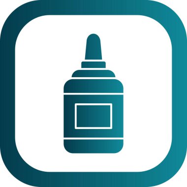 Hardal şişesinin vektör illüstrasyon simgesi 