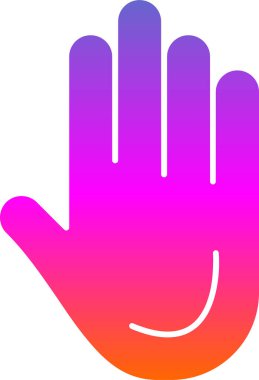 El simgesinin vektör illüstrasyonu 