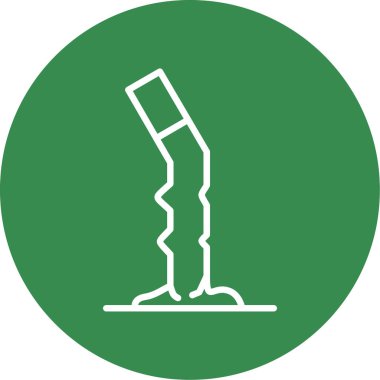 Cigarette butt icon vector illustration 