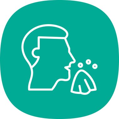 Maskeli bir adamın vektör çizimi