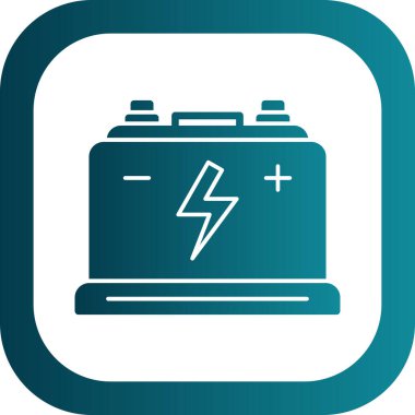 Pil. Web simgesi basit tasarım                       