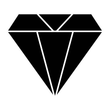 Elmas düz simge, vektör illüstrasyon tasarımı