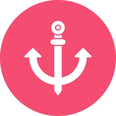 Çapa. Web simgesi basit illüstrasyon 