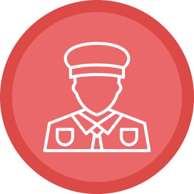 Rozet. Web simgesi vektör illüstrasyonu