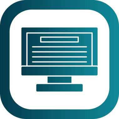 Web simgesini basit illüstrasyonla izle 