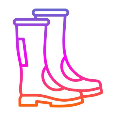 Welly bot simgesi, vektör illüstrasyon tasarımı