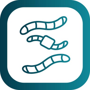 Kemik simgesi soyut bir grupta izole edildi