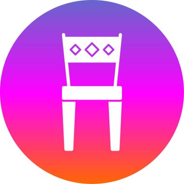 sandalye simgesi çizimi