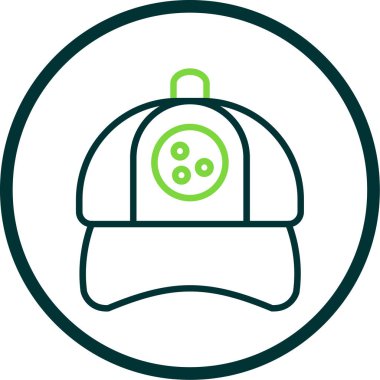 hat simgesi, vektör illüstrasyonu basit tasarım